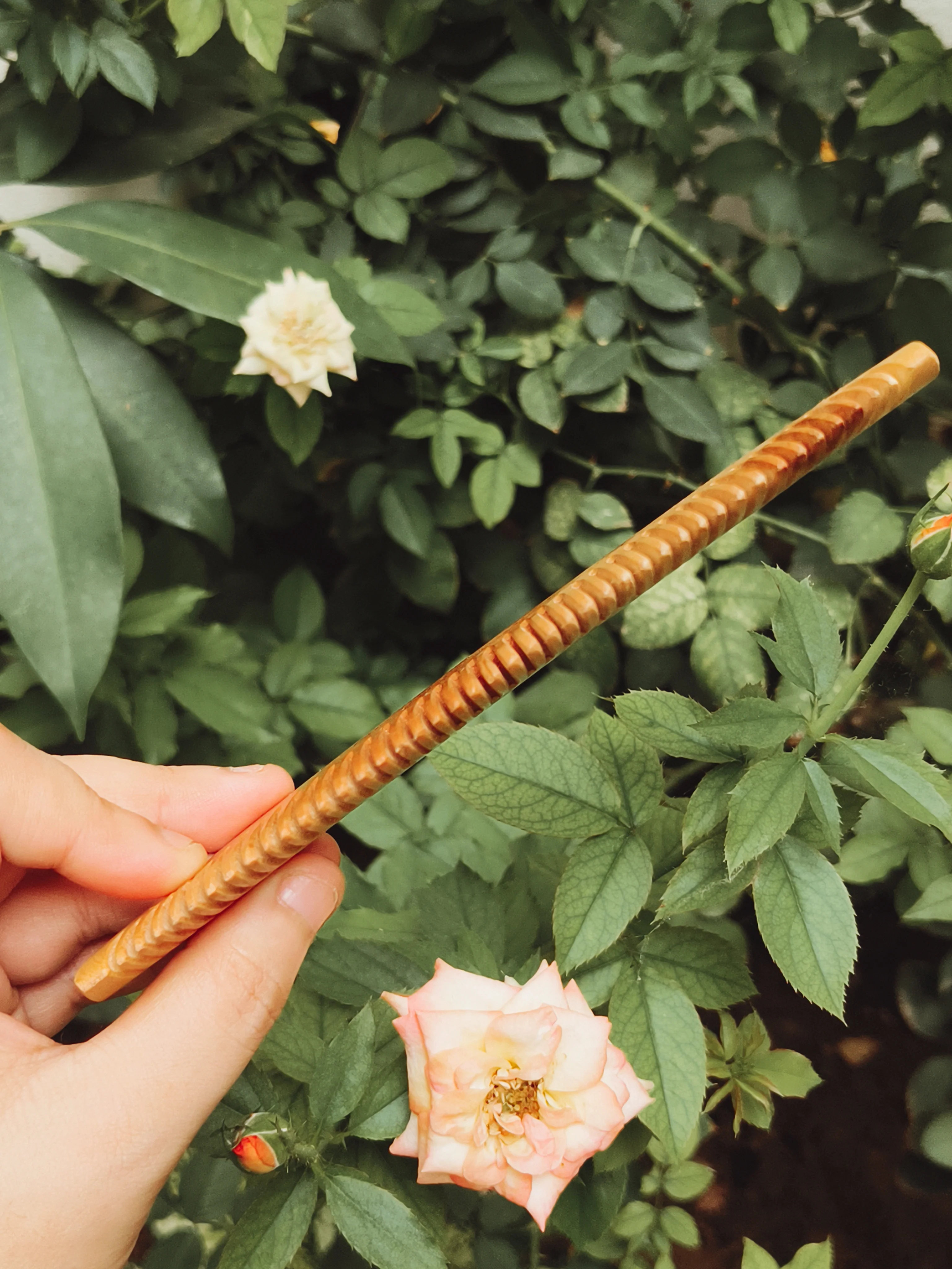 Master Arts Neem Wood Hair Comb - 100% Natural Wooden Comb for Hair Growth | Anti-Dandruff, Anti-Hair Fall Detangling Comb for Women & Men