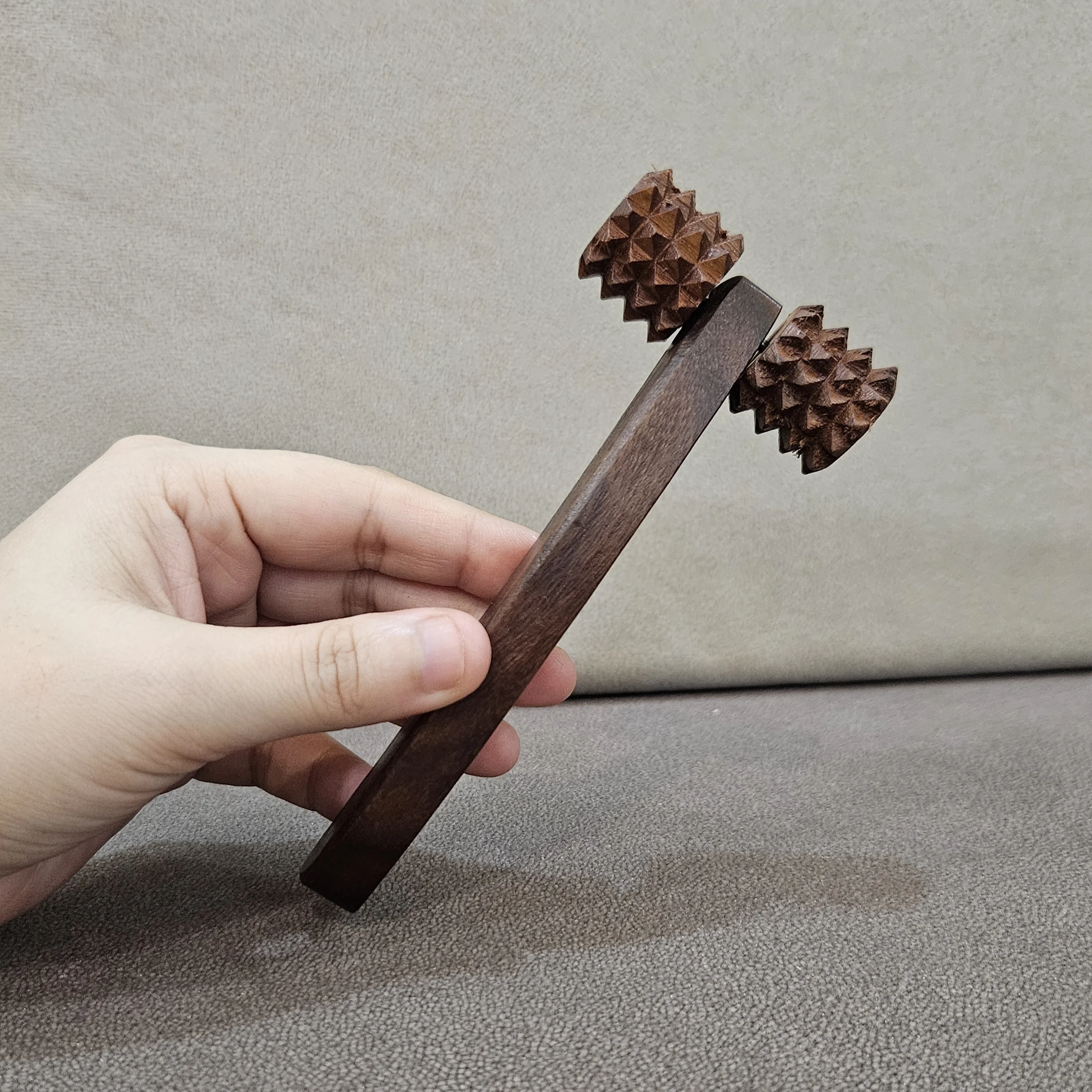 Master Arts Rosewood Acupressure Massager Set | Balyantra Head Massager| 2 Roller Neck Massager