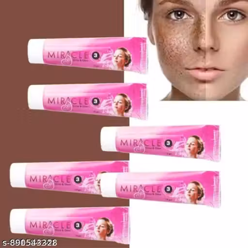 Miraclee Skinn Whitening Face Gloww cream For Men & Women And all Skin Type Cream (15g) pack of 6
