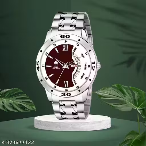 Light House Latest Men Stainless Steel Analog Watch For Men & Boys