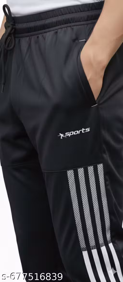 Men’s Modern Comfort Track Pant (Black )