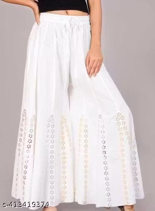 SUTEKI Fashionable Modern Women Palazzo