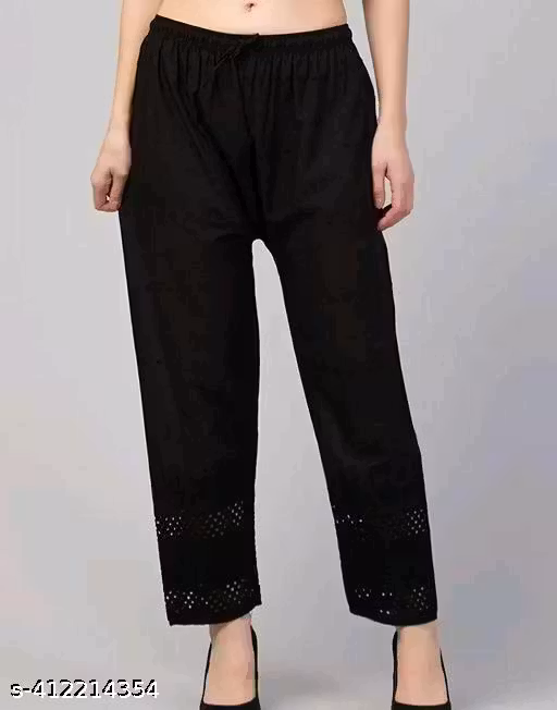 SUTEKI Half Chicken Cotton Pant Black