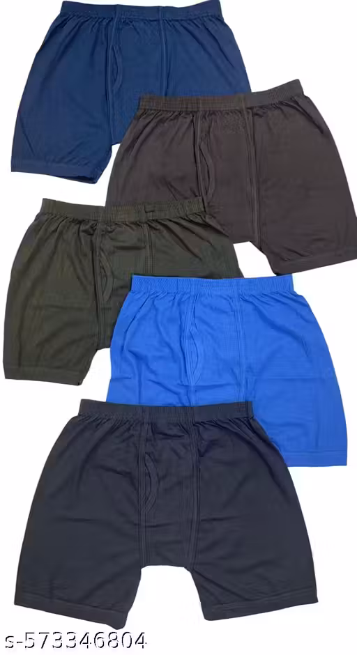 Men's Cotton Originals Trunk Snug Fit Solid Innerwear - Crazy Trunk (Pack of 5) Chaddi