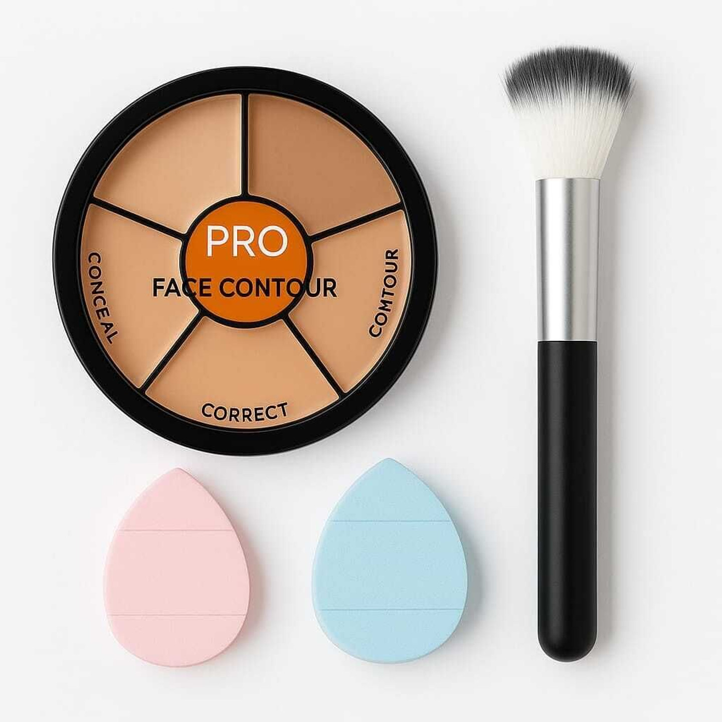 NIGRIFIX Pro Concealer Palette 6 Shades, 2 Pices Finger Puff With...more