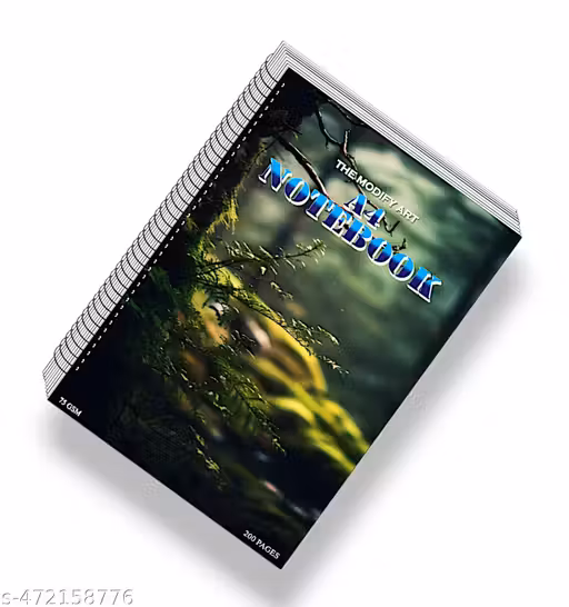 Notebook For UPSC Preparation Spiral Notebook 75GSM Paper sheet ( 200 pages ) Unruled