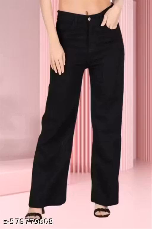 Women’s Slim Look Stretchable Black Jeans