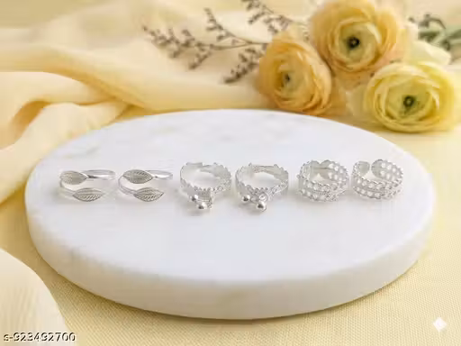 Indian traditional TEO RING BICHHIYA adjustable free size pack of 6 unique and traditional