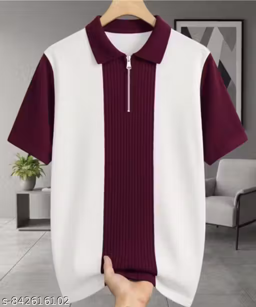 Men,s polo T-Shirt - Stylish Collar T-Shirts with Half Sleeves,Striped Regular Fit,Branded Original Summer T-shirts For Men