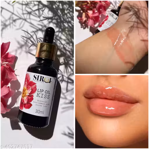 Siroi Cosmetics Glossy Hydrating Lip Oil for Dry Lips- Nourish & Shine