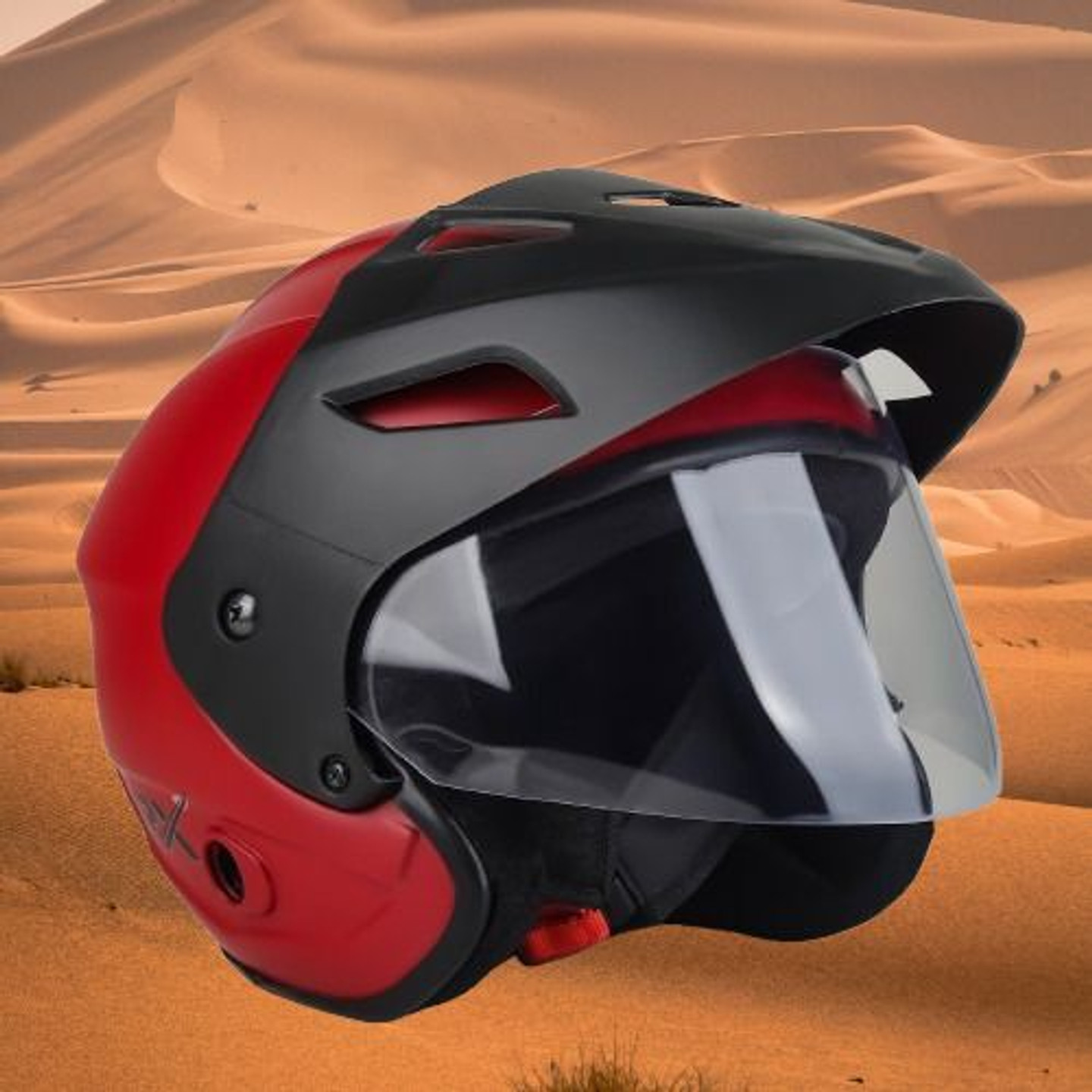 urban carrier ABS Material Half Face pc Visor, UV Scratch Resista...