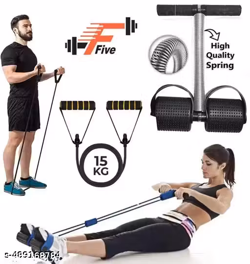 Tummy Trimmer and Resistance Band | for Men and Women | Abs Exerciser