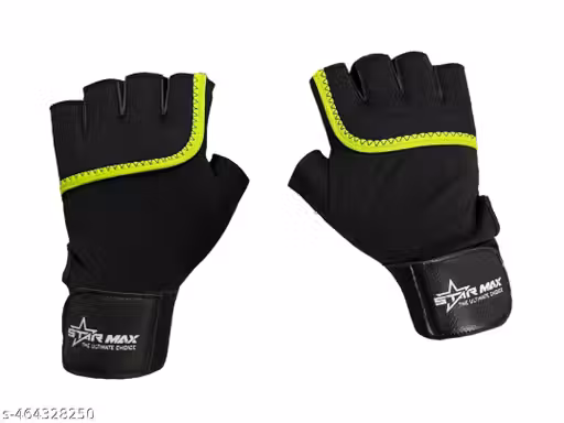 Starmax gym gloves Weight Lifting Workout Gym Gloves with Wrist Support, Unisex, Free Size
