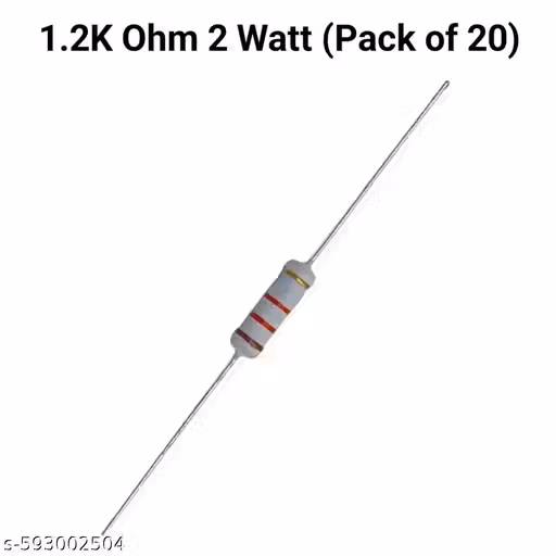 Anil Electronics 1.2K Ohm 2 Watt Resistor - Pack Of 20