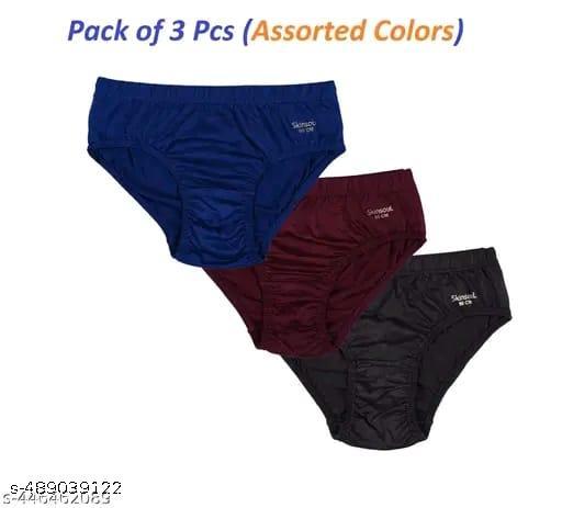 Plain Women Panty Combo Pack of 3