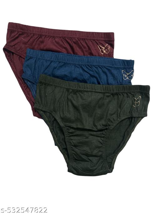 Plain Women Panty Combo Pack of 3