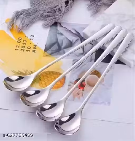 Pack of 4 Long Handel Soda spoon Size 18 cm