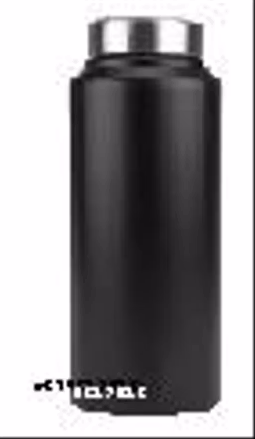 Stainless Steel Classic Single Wall Fridge Water Bottle | 750 ML | Black