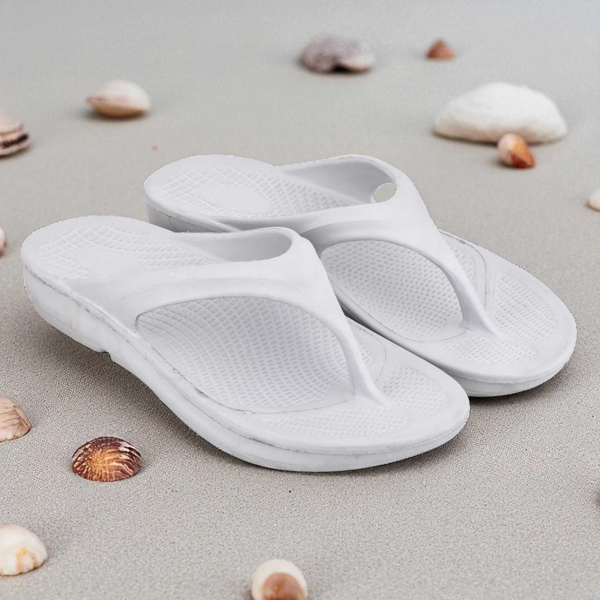 Women Grey flip flops
