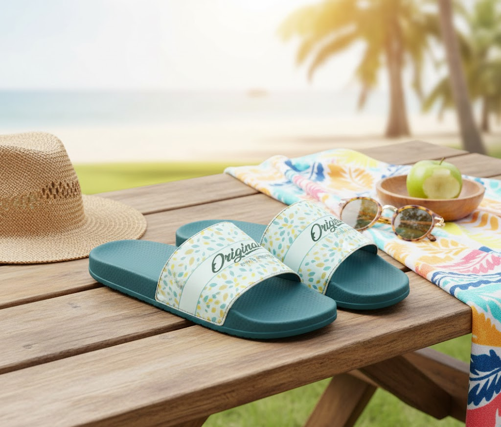 Women green slides