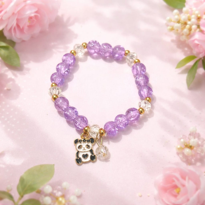 fancy purple bracelet