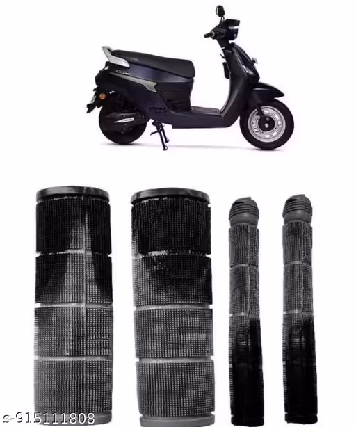 Dotted Handle Grip Cover with handle, weight (Set of 4 For Suzuki Access 125, Burgman Street 125, Suzuki Gixxer SF, Suzuki Avenis, Suzuki Gixxer, For Hero, Honda Splendor, CD deluxe Handle Bar Grip For Hero Splendor, MotoCorp Splendor Plus, Passion, MotoC