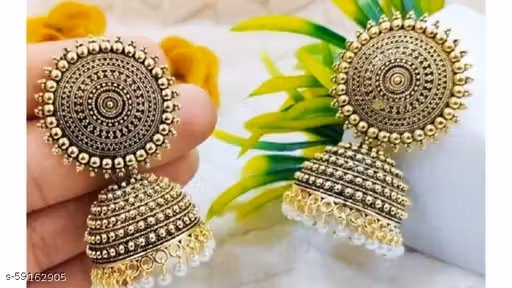 Jaseela Trends Fancy Earring Stylish Jhumki/Earrings/Hoops Earrings/Studs For Women & Girls Cubic Zirconia Alloy Jhumki Earring
