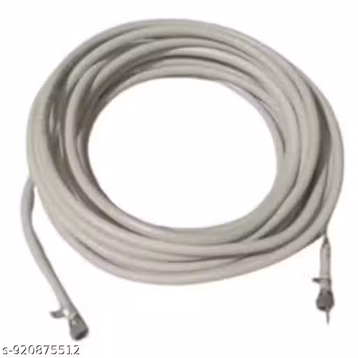 Manoj Traders (10 METER) RG-6 Cable for DTH, Antenna, Dish TV, Set Top Cable Clips, White
