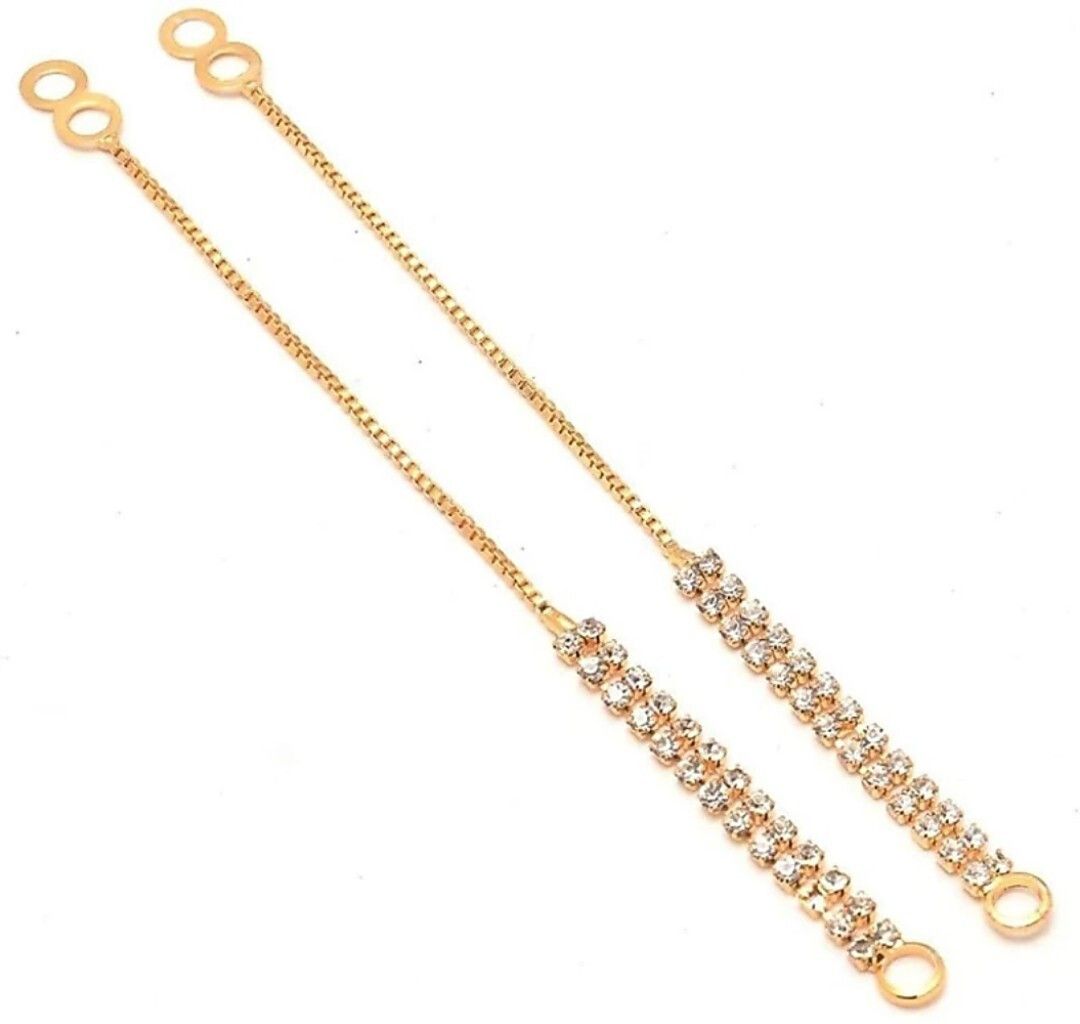 EAR CHAIN DOUBLE LAYER STONE-6-Sahil