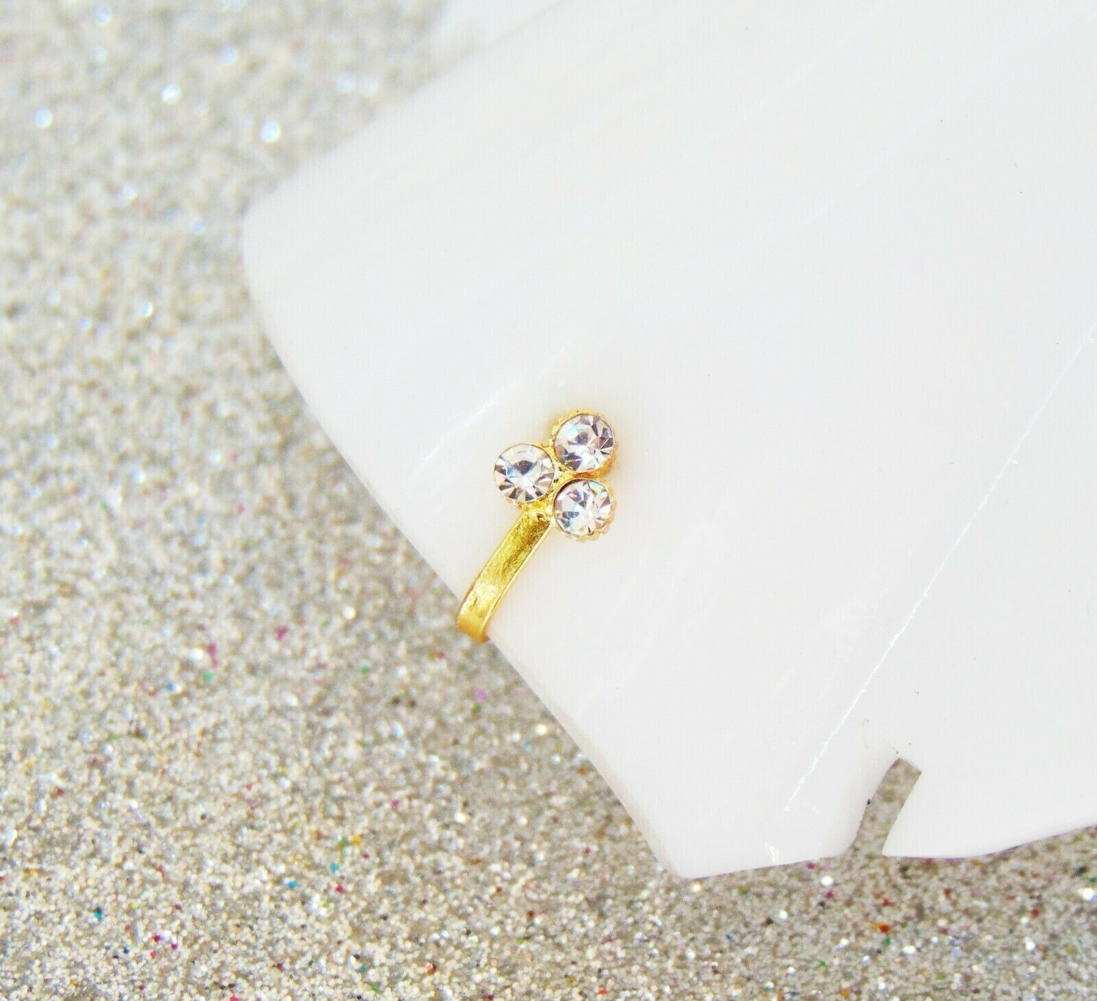 SHOPSY-HOC-NOSE STUD U SHAP 03 NUG GOL