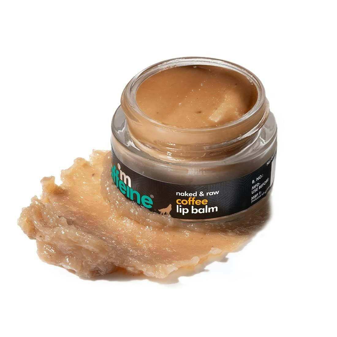 mCaffeine Coffee Lip Balm For Dry, Chapped & Pi Gmented Lips - 24 Hrs Moisturization With Shea Butter & Vitamin E, 12 gm