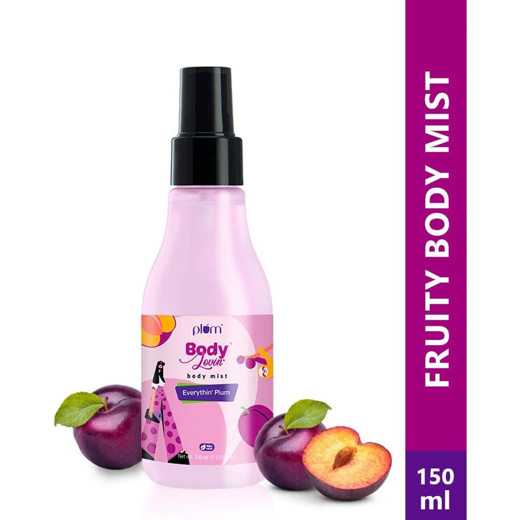 Plum BodyLovin' Everythin' Plum Body Mist, Peppy Fruity Fragrance, 150 ml