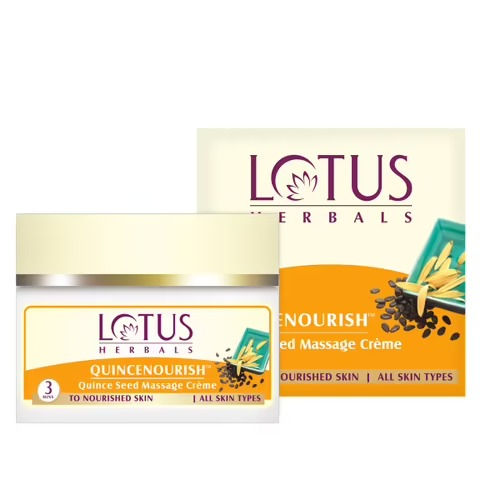 Lotus Herbals Quincenourish Quince Seed Massage Cream, 50 gm