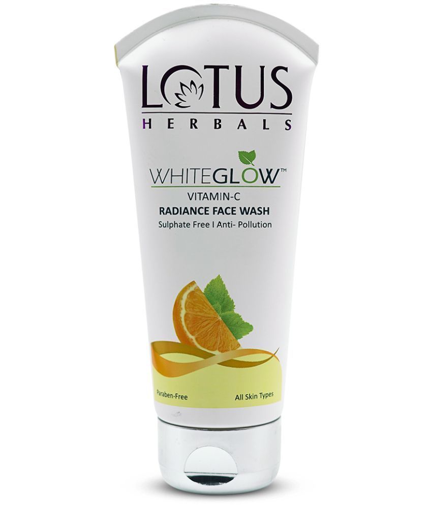 Lotus Herbals Whiteglow Vitamin-C Radiance Face Wash, 100 gm