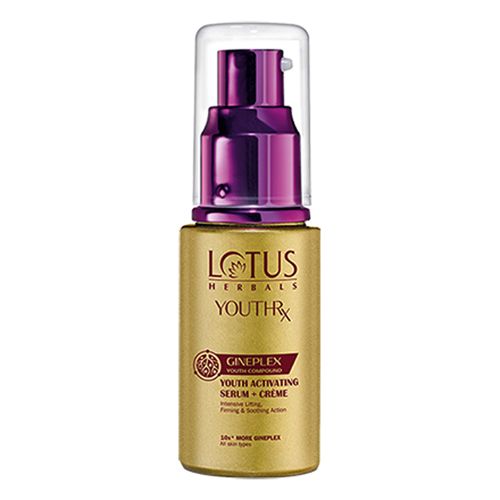 Lotus Herbals Youthrx Activating Serum + Creme, 30 ml