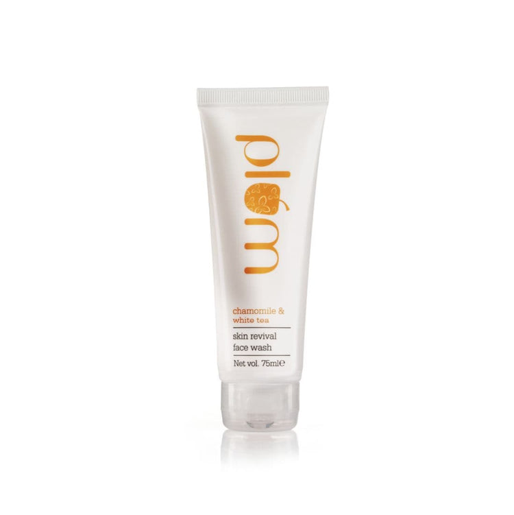 Plum Chamomile & White Tea Revival Face Wash, 75ml | Mild Cleanser | For Normal, Dry, Combination Skin
