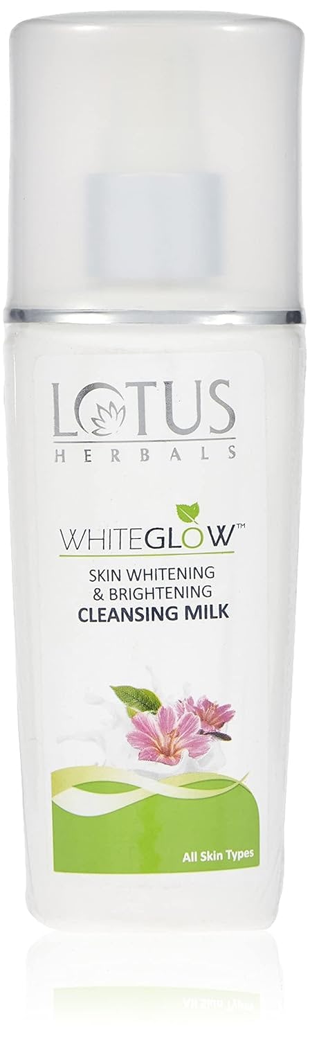 Lotus Herbals Whiteglow Skin Whitening & Brightening Cleansing Milk,80ml | Remove Dead Cells