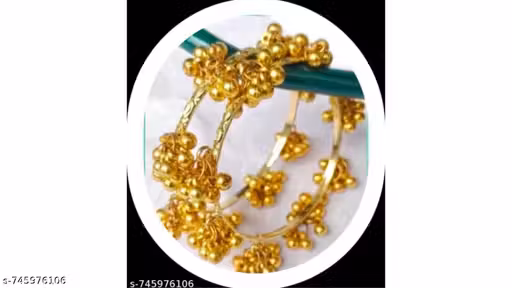golden bangle for women 2 pcs