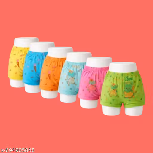 Kids baby innerwear (pack of 6 pcs) printed sotty