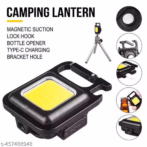 Trade Globe Keychain Light,Rechargeable Led Small Flashlight 500 Lumens Bright 4 Light Modes Pocket Emergency Work Light with Corkscrew & Magnet Base for Indoor Outdoor Use (Yellow-Pack 1)