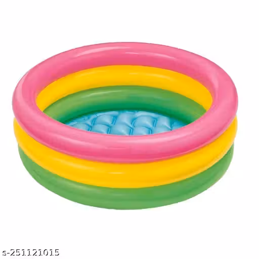 Trade Globe Water Pool Bath Tubs for Kids | Outdoor & Indoor Swimming Bath Tub for Kids Pool Bathing Tub - Portable and Foldab Round Sunset Glow Baby Pool - Size 2 Feet