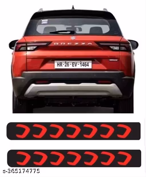 INDMOTIVE BREEZA 22 REAR REFLECTOR LED LIGHT (LEFT +RIGHT) (MATRIX & SCANNING) Car Reflector Light (Red)