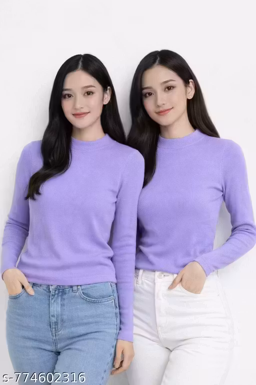 Top for women, top for girls, top for women, top for regular use, girls top for office use, plain top, regular top, classic top, combo pack of 2
