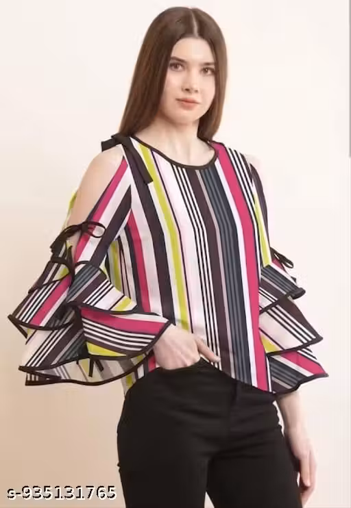 EV MULTI COLOR STRIP PRINTED SNP-19 TOP