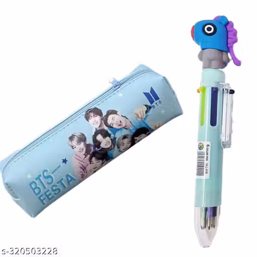 Pencil Pouch for School Stationery Pencil Case Geometry Box for Kids for School