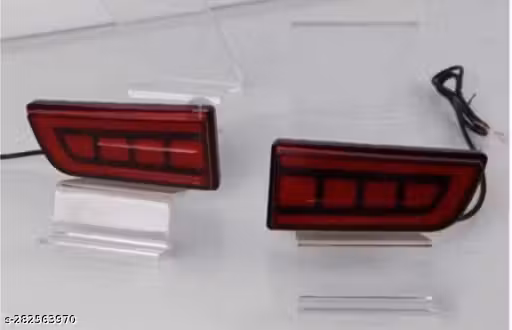 INDMOTIVE MATRIX INDICATOR & SCANNING REAR BUMPER LED REFLECTOR LIGHT (RIGHT +LEFT ) FOR MAHINDRA SCORPIO (SET OF 2PCS)