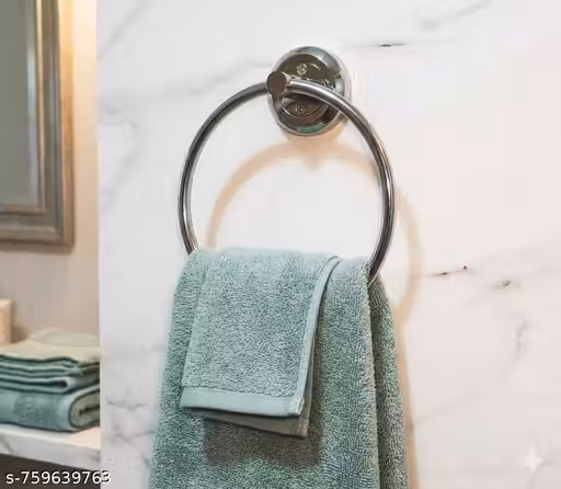 Stainless Steel Towel Ring for Bathroom/Wash Basin/Napkin-Towel Hanger (Chrome Finish)