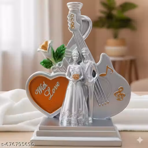 Valentine Couple Gift | Wedding Gift Item | Marriage Anniversary Gift | Engagement Presents | Ideal for Gifting | Decorative Romantic Showpiece for Home & Table Decor