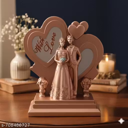 Valentine Couple Gift | Wedding Gift Item | Marriage Anniversary Gift | Engagement Presents | Ideal for Gifting | Decorative Romantic Showpiece for Home & Table Decor