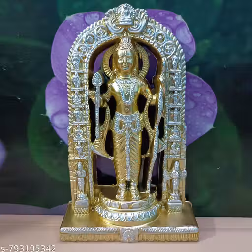 Ram Lalla Idol | Murti | Statue | Shree Ram Ayodhya Mandir | Ideal for Home Temple Pooja | Gifting | God | Home Decor and Spirituality | Wall Hanging | Table Top